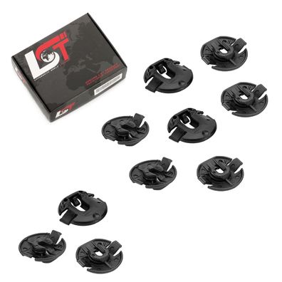 10x Unterbodenverkleidung Unterfahrschutz Clips Halteklammer für AUDI * NEU*