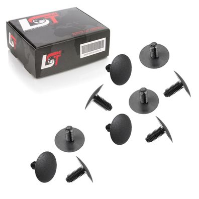 10x Tannenbaum Befestigung CLIPS Verkleidung Universal Ø 8mm Kopf 32mm