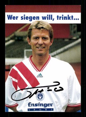 Karlheinz Förster VfB Stuttgart Autogrammkarte Original Signiert + A 236258