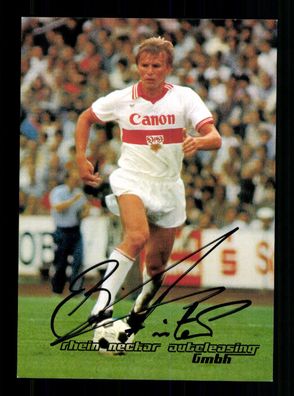 Bernd Förster VfB Stuttgart Autogrammkarte Original Signiert + A 236261