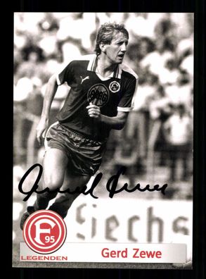 Gerd Zewe Fortuna Düsseldorf Autogrammkarte Original Signiert + A 236286