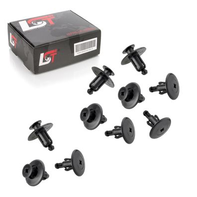 10x Spreizniete Befestigung Clips Verkleidung Kofferraum Heckklappe für TOYOTA