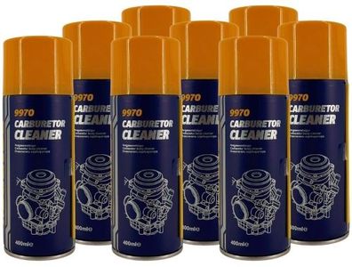 Mannol Carburetor Cleaner (Vergaser Reiniger) 8x400 ML