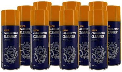 Mannol Carburetor Cleaner (Vergaser Reiniger) 11x400 ML