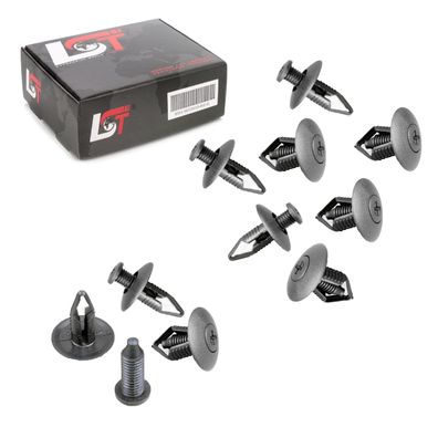 10x Stoßstangen Clips Universal Clips für NISSAN Mitsubishi Ø 8 mm