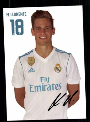 Marcos Llorente Autogrammkarte Real Madrid Original Signiert + A 235677