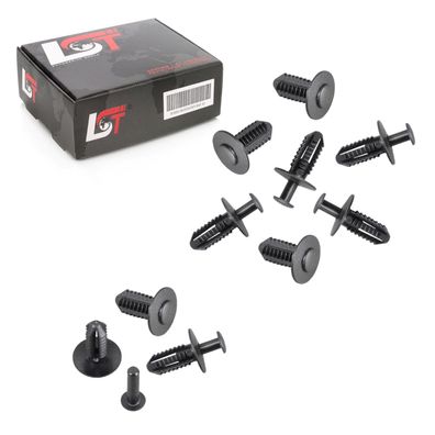 10x Befestigungs Clips Radhausschale Spreizniete für Mercedes E-Klasse W211 W212