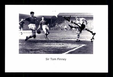 Tom Finney 1922-2014 Nationalspieler England WM 1950/54/58 Original + A 235887
