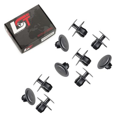 10x Spreizniete Befestigung Clips Kofferraum Verkleidgung für Mercedes Ø 8mm