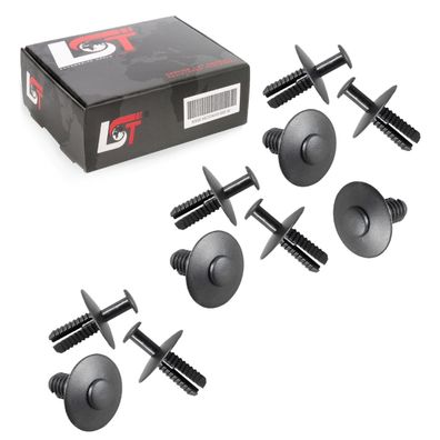 10x Spreizniete Befestigungsclip Radkasten Radhausschale für BMW X5 X6