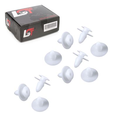 10x Für VW Golf II Jetta Passat 35i Zierleisten Seitenleisten Clips Tülle Hülse