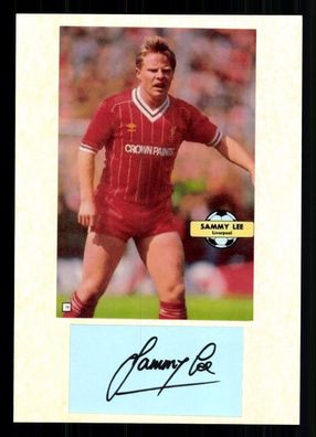 Sammy Lee FC Liverpool Original Signiert + G 42148