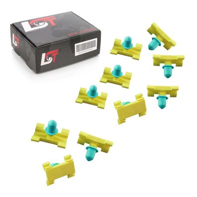 10x Zierleisten Klammer CLIP Befestigung für OPEL ASTRA G ZAFIRA A 90590995
