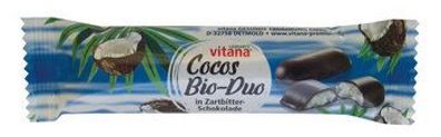 Vitana Kokosriegel in Zartbitterschokolade (24%) 40g