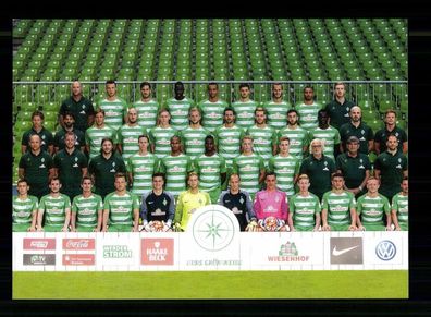 SV Werder Bremen Mannschaftskarte 2016-17