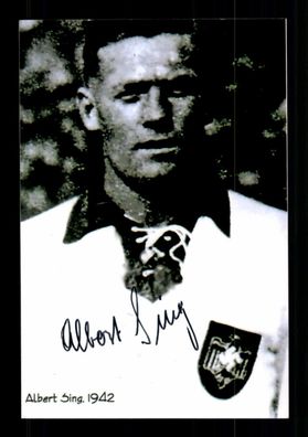 Albert Sing DFB Weltmeister 1954 Original Signiert + A 236382