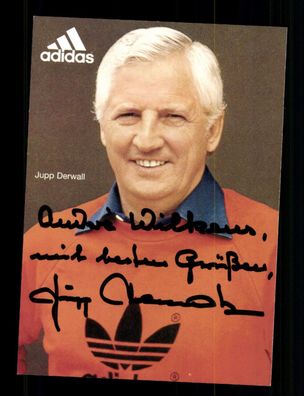 Jupp Derwall DFB Weltmeister 1980 Original Signiert + A 236397