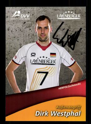 Dirk Westphal Volleyball Nationalmannschaft Original Signiert + A 236540