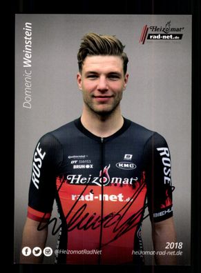 Domenic Weinstein Autogrammkarte Original Signiert Radsport + A 236695