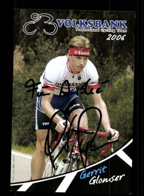 Gerrit Glomser Autogrammkarte Original Signiert Radsport + A 236636