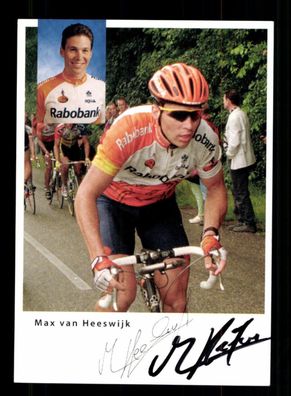 Max van Heeswijk Autogrammkarte Original Signiert Radsport + A 236660