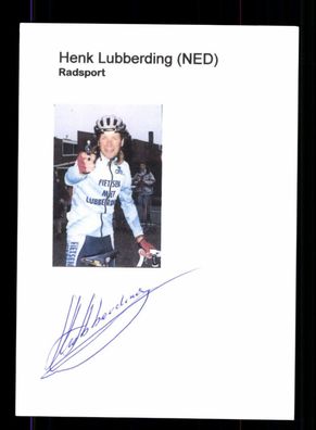 Henk Lubberding Original Signiert Radsport + A 236725