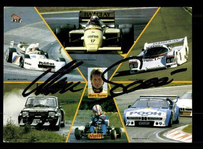 Marco Surer Autogrammkarte Original Signiert Formel 1 + A 236512