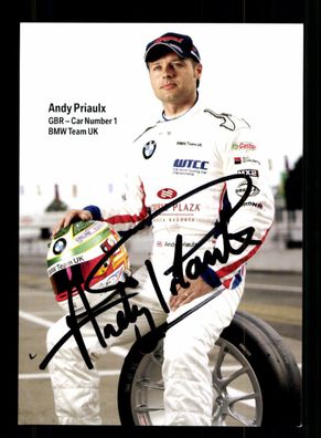 Andy Priaulx Autogrammkarte Original Signiert Motorsport + A 236505