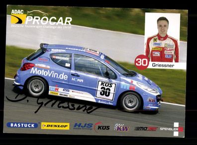 David Griessner Autogrammkarte Original Signiert Motorsport + A 236497