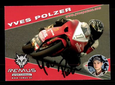 Yves Polzer Autogrammkarte Original Signiert Motorsport + A 236499