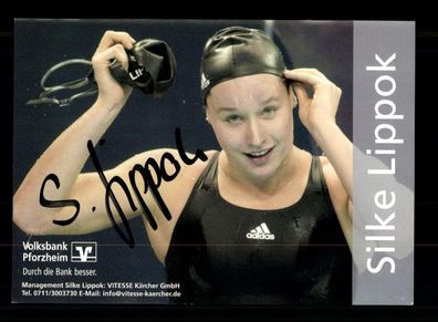 Silke Lippok Autogrammkarte Original Signiert Schwimmen + A 236621