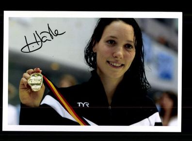 Isabelle Haerle Foto Original Signiert Schwimmen + A 236626