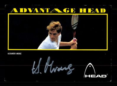 Alexander Mronz Autogrammkarte Original Signiert Tennis + A 236611