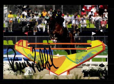 Rene Tebbel Autogrammkarte Original Signiert Reiten + A 236782