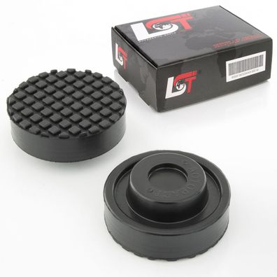 2x Adapter Wagenheber Aufnahme Hebebühnen Gummiauflage Gummi Ø 64x28mm für Fiat