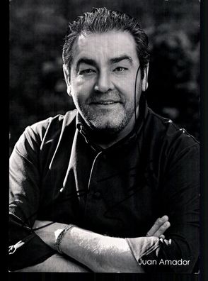 Juan Amador Koch Autogrammkarte Original Signiert + G 42194