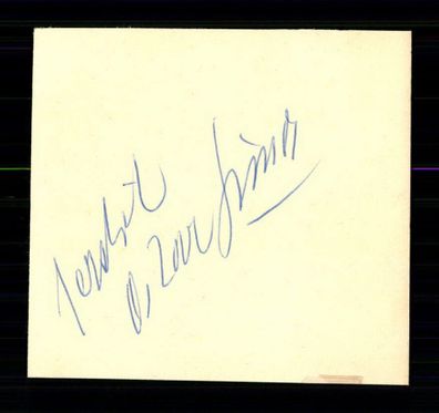 Unbekannt Original Signierter seltener Beleg + G 41832