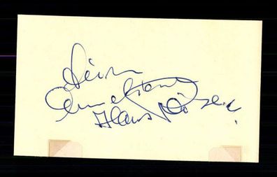 Unbekannt Original Signierter seltener Beleg + G 41830