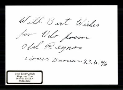 Unbekannt Original Signierter seltener Beleg + G 41787