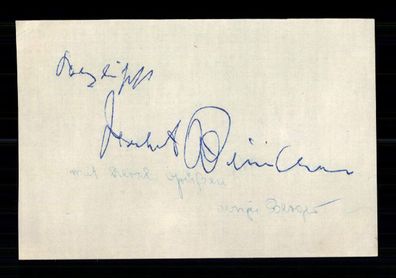 Unbekannt Original Signierter seltener Beleg + G 41857