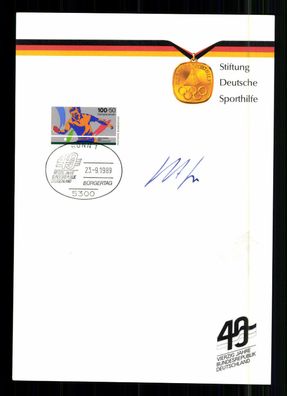 Unbekannt Original Signierter seltener Beleg + G 41866