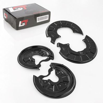 4x Ankerblech Bremsscheibe Deckblech Komplett Set vorne hinten für SEAT LEON 1P