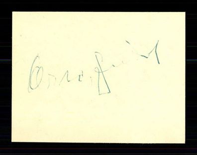 Unbekannt Original Signierter seltener Beleg + G 41839