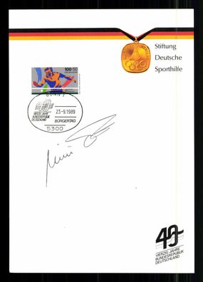 Unbekannt Original Signierter seltener Beleg + G 41860