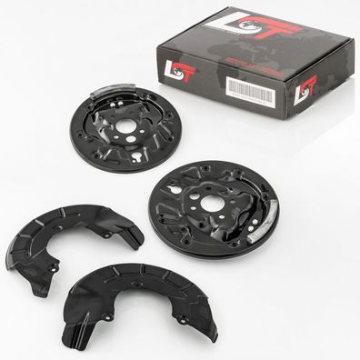 4x Deckblech Bremsscheibe Schutzblech Ankerblech Komplett Set für SKODA Roomster
