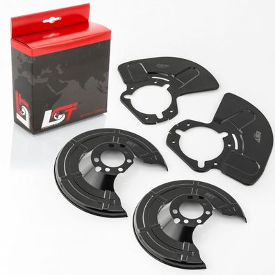 4x Deckblech Bremsscheibe Komplett Set vorne hinten für OPEL ASTRA H ZAFIRA A