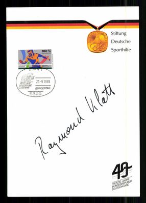 Unbekannt Original Signierter seltener Beleg + G 41864