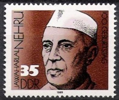 DDR Nr.3284 * * D. Nehru 1989, postfrisch