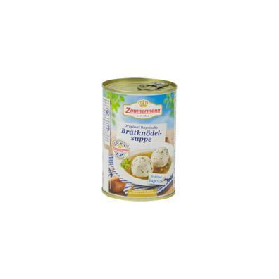 Food-United bayerische Brätknödelsuppe Zimmermann Fleischwerke 400ml Dose