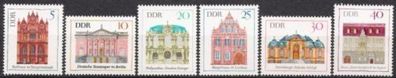 DDR Nr.1434/39 * * Bedeutende Bauwerke (III) 1969, postfrisch